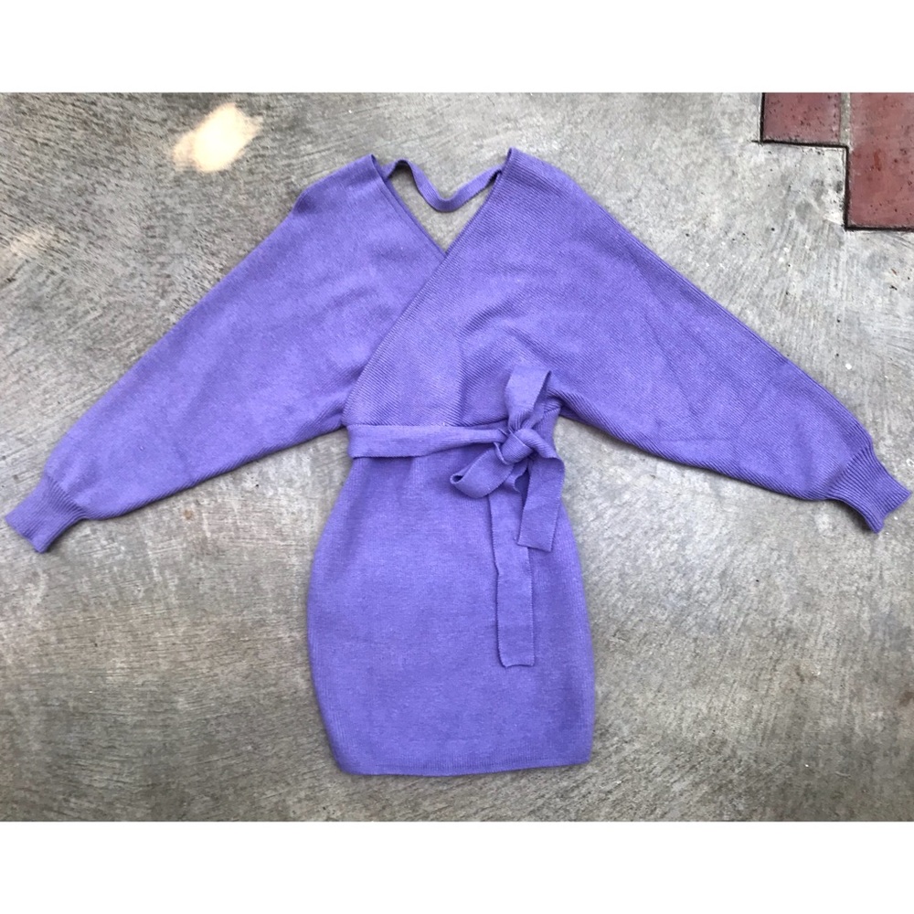 Lilac Sweater Dress